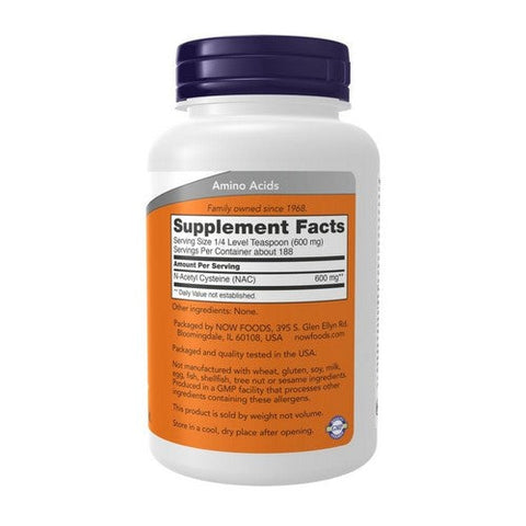 Now Foods, Nac (N-Acetyl Cysteine) Powder, 4 Oz Now Foods