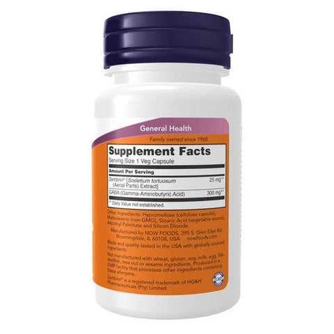 Now Foods, Calm & Focus with Zembrin And GABA, 60 Veg Caps Now Foods