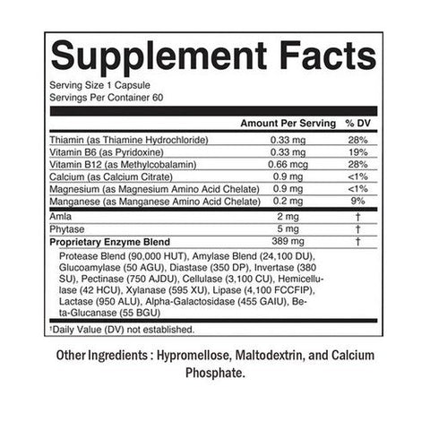 MaryRuth's, Ultra Digestive Enzymes, 60 Capsules MaryRuth's