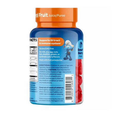 Smurfs, Kids Digestive Support, 40 Gummies Smurfs