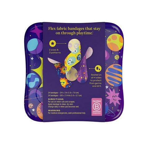 Welly, Planet Pals Flex Fabric Bandages, 48 Count Welly