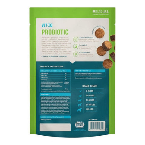 Vet IQ, Probiotic Dog Chew, 60 Chews Vet IQ