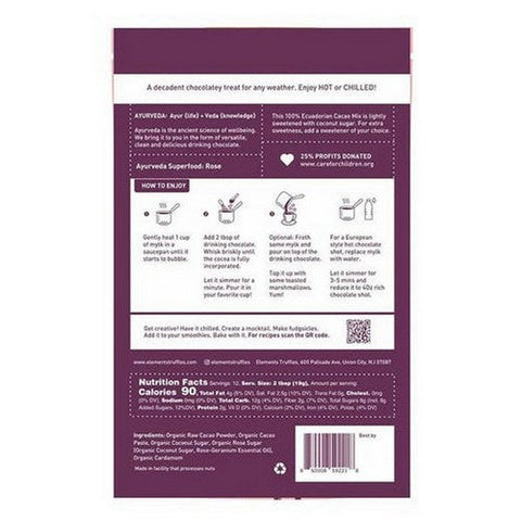 The Humble Co, Rose Drinking Hot Chocolate Mix, 8 Oz The Humble Co
