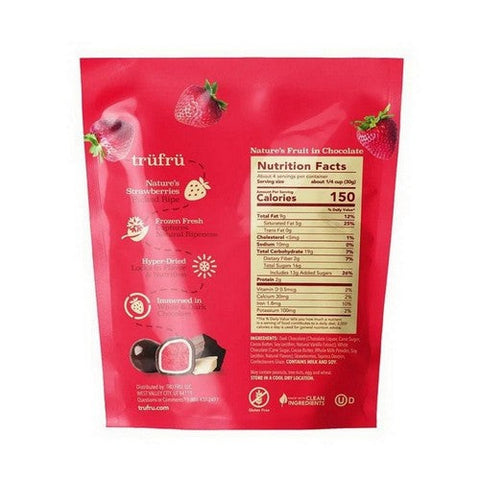 Tru Fru, Strawberries Dark Chocolate, 4.2 Oz Tru Fru