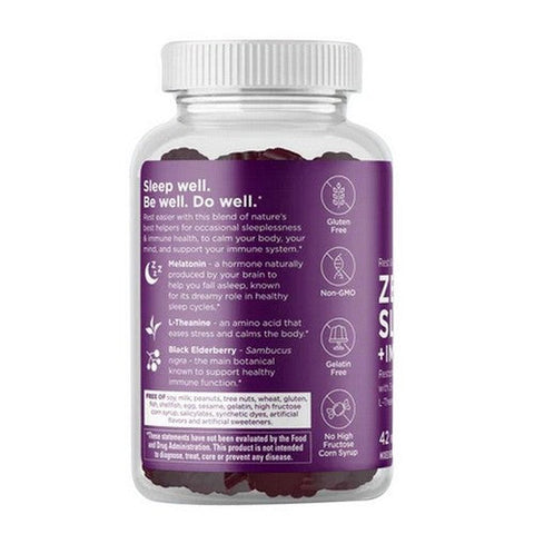 Hylands, Zen Sleep Plus Immunity Gummies Mixed Berry, 42 Count Hylands