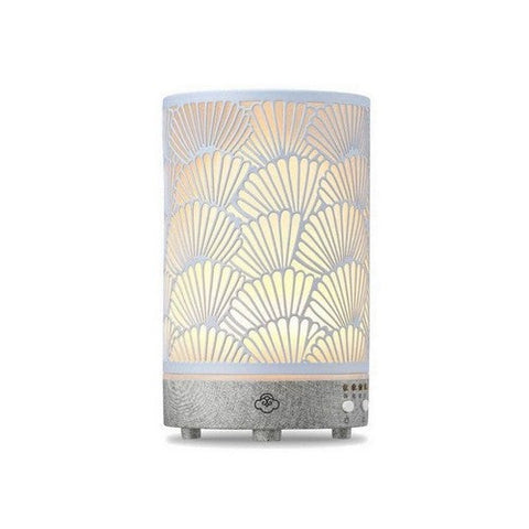 Serene House, Shell Grey 90 Metal Ultrasonic Diffuser, 1 Count Serene House