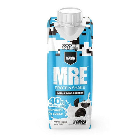 JST WRK Energy, MRE Protein Shake Cookies And Cream, 12 Count JST WRK Energy