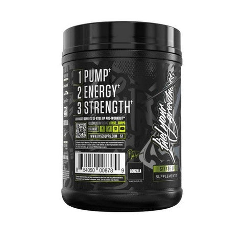 Ryse Supplements, Godzilla Pre-Workout Monsterberry Lime, 790 Grams Ryse Supplements