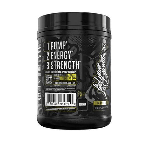 Ryse Supplements, Godzilla Pre-Workout Passion Pineapple, 790 Grams Ryse Supplements