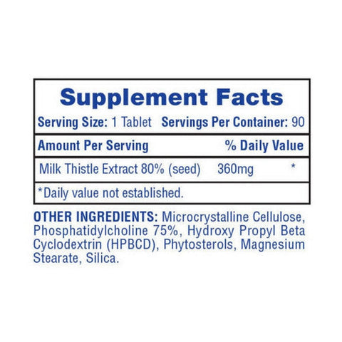 HI-TECH PHARMACEUTICALS, Milk Thistle, 90 Tabs HI-TECH PHARMACEUTICALS