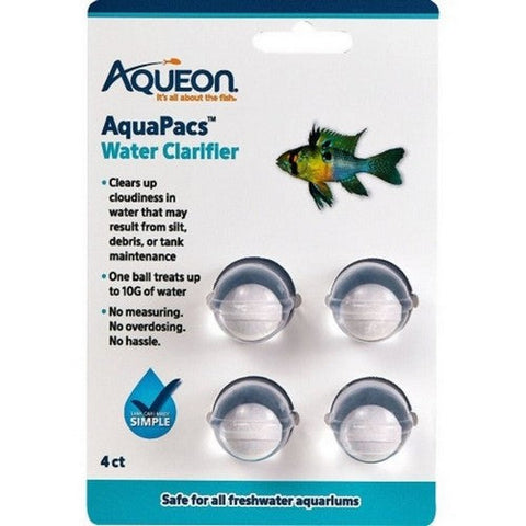 Aqueon, Aqueon AquaPacs Water Clarifier, 10 Gallons / 4 Count Aqueon