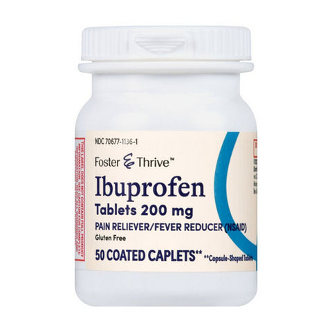 Ibuprofen Coated 50 Caps by Foster And Thrive