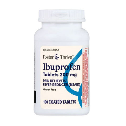 Ibuprofen Coated 100 Tabs by Foster And Thrive
