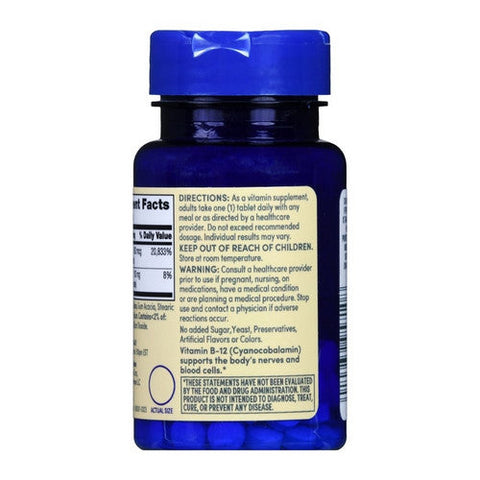 Foster And Thrive, Vitamin B-12 Quick Dissolve Sublingual Tablets Cherry, 5000 Mcg, 100 Tabs Foster And Thrive