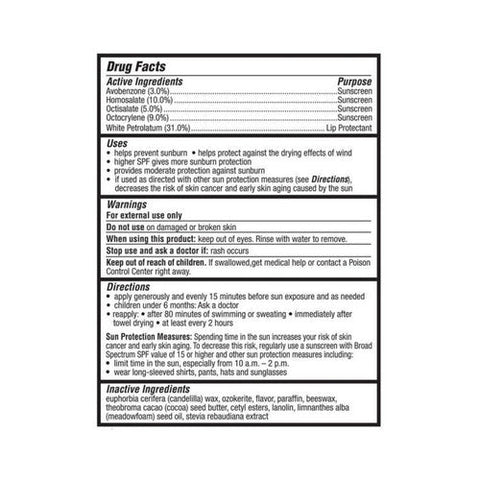 Carmex, Weather Guard Moisturizing Lip Balm Spf 30, 0.15 Oz Carmex