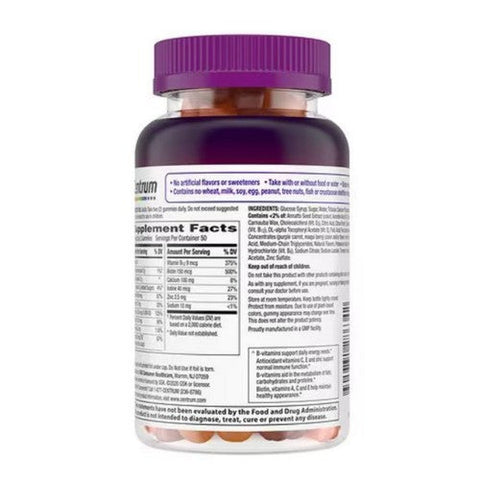 Centrum, Women Multigummies Assorted Natural Fruit Flavors, 100 Count Centrum
