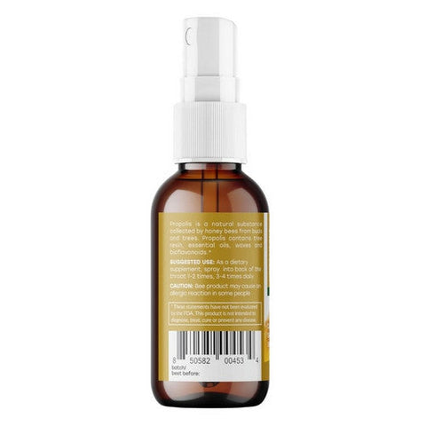 Apihaus, Propolis Throat Spray With Herbal, 1 Oz Apihaus