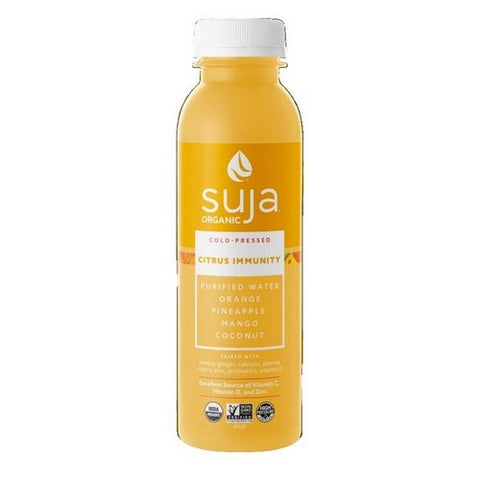 Suja, Cold Pressed Citrus Immunity Fruit Juice Drink, 12 Oz (Case Of 6) Suja