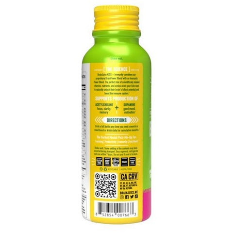 Brainjuice, Kids Dragon Berry Liquid Dietary Supplement, 2.5 Oz (Case Of 12) Brainjuice