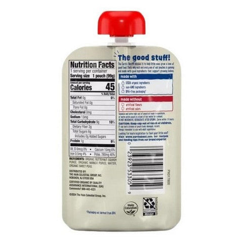 Earth's Best, Butternut Squash Mango And Sweet Peas, 3.5 Oz (Case Of 12) Earth's Best