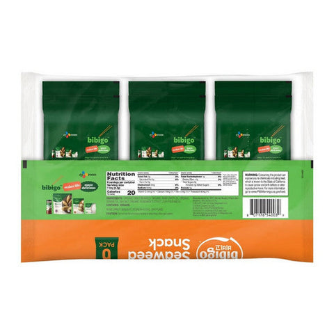 Bibigo, Seaweed Snack Sesame, 0.16 Oz X 6 Count (Case Of 6) Bibigo