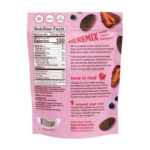 Rind, Cocoa Berry Snack Mix, 3.5 Oz (Case Of 6) Rind