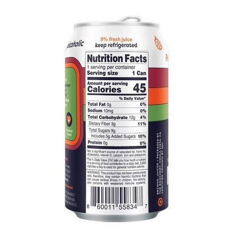 Mood, Pomegranate Carbonated Kombucha, 12 Oz (Case Of 12) Mood