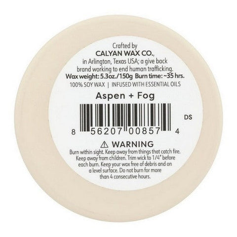 Laurel Foods, Aspen Plus Fog Soy Candle, 5.3 Oz (Case Of 6) Laurel Foods