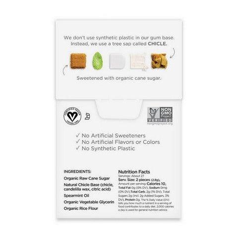 Simplygum, Spearmint Gum, 55 Count (Case Of 6) Simplygum