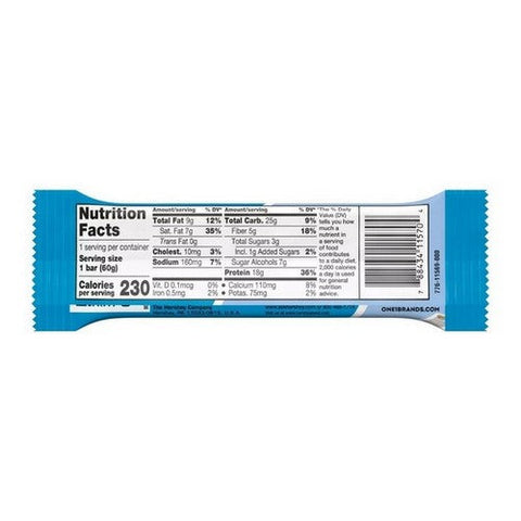 Onebar, Cookies N Creme Protein Bar, 2.12 Oz (Case Of 12) Onebar