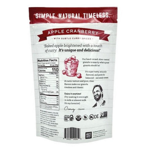 Nuthouse Granola, Granola Apple Cranberry, 12 Oz (Case Of 6) Nuthouse Granola