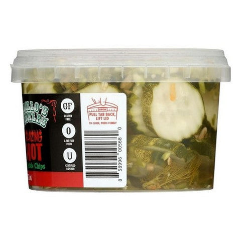 Grillo's Pickles, Fresh Blazing Hot Chips, 16 Oz (Case Of 6) Grillo's Pickles