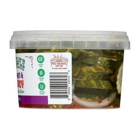 Grillo's Pickles, Fresh Sweet And Spicy Chips, 16 Oz (Case Of 6) Grillo's Pickles