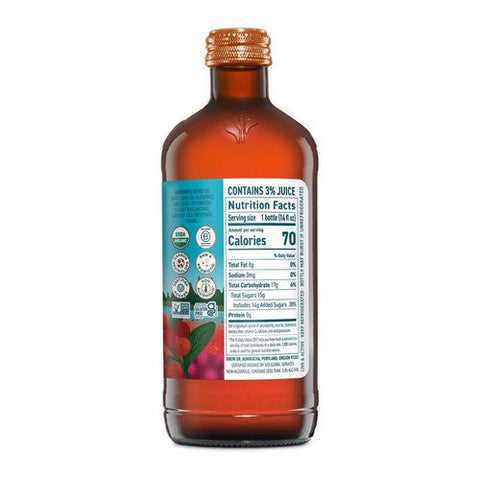 Brew Dr Kombucha, Blood Ginger Orange Kombucha, 14 Oz (Case Of 12) Brew Dr Kombucha
