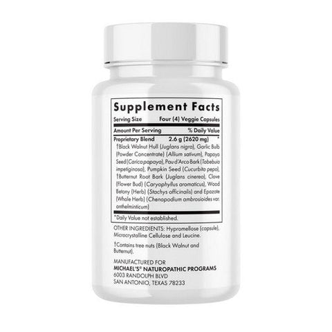 Michael's Naturopathic, Black Walnut Hull Complex, 60 Capsules Michael's Naturopathic