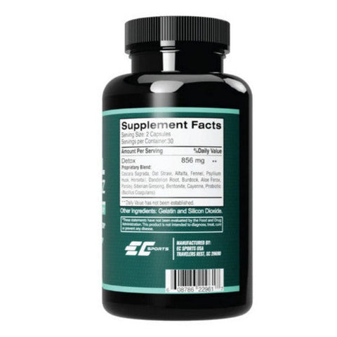 EC Sports, Detox Total Cleanz, 60 Capsules EC Sports