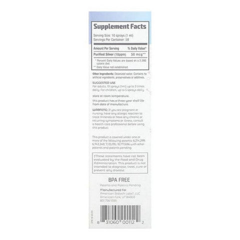 Silver Biotics, Immune Support Supplement Vertical Sprayer, 2 Oz Silver Biotics