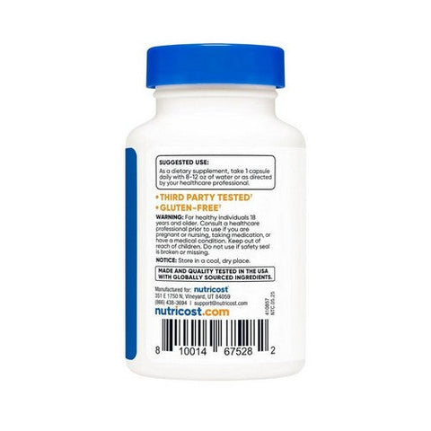 Nutricost, Tudca Capsules, 250 Mg, 30 Count Nutricost
