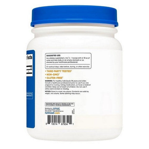 Nutricost, L-Leucine Unflavoured, 500 Grams Nutricost