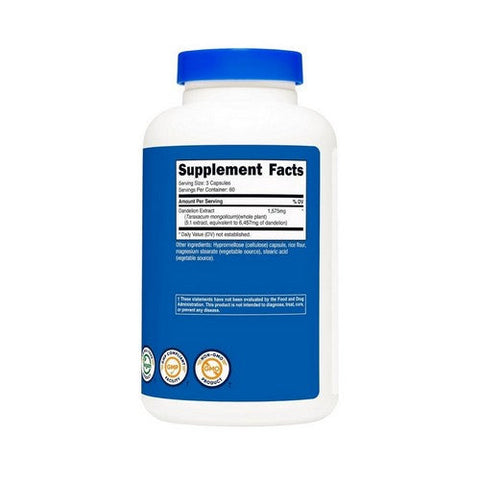 Nutricost, Dandelion Extract, 1575 Mg, 180 Count Nutricost
