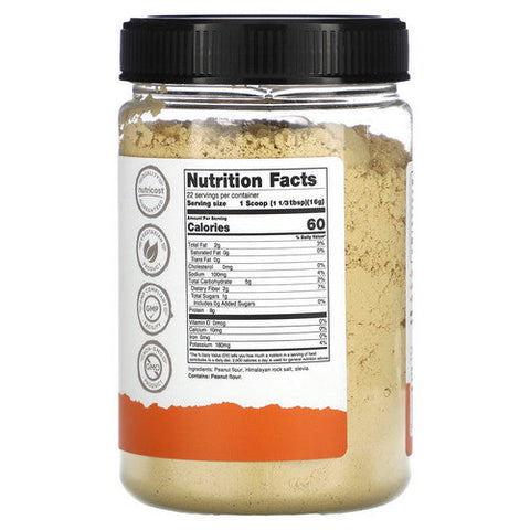 Nutricost, Peanut Butter Powder No Sugar Added, 11.5 Oz Nutricost