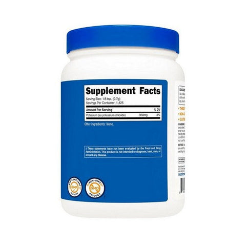 Nutricost, Potassium Chloride Unflavoured, 1 Kg Nutricost