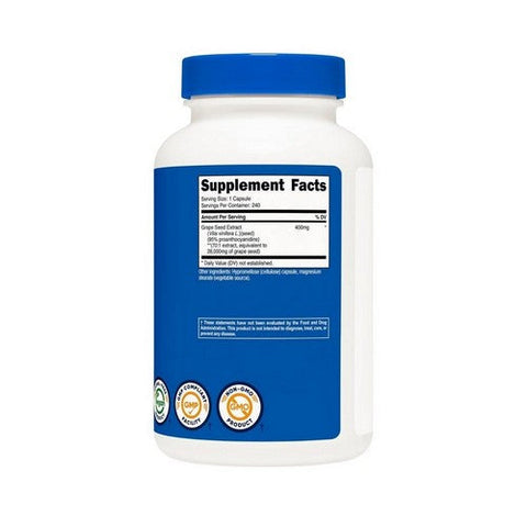 Nutricost, Grape Seed Extract, 28000 Mg, 240 Caps Nutricost