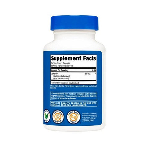 Nutricost, Sceletium Tortuosum, 50 Mg, 60 Count Nutricost