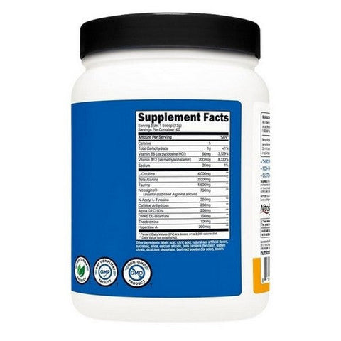 Nutricost, Preworkout Complex Peach Mango, 60 Servings Nutricost