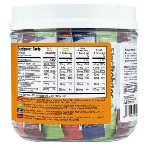 Nutricost, Electrolytes Hydration Complex Stickpacks Variety Pack, 40 Sticks Nutricost