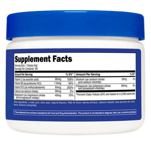 Nutricost, Electrolytes Hydration Complex Blue Raspberry, 60 Servings Nutricost