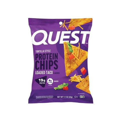 Quest Nutrition, Tortilla Style Protein Chips Loaded Taco, 1.1 Oz (Pack Of 8) Quest Nutrition