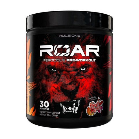 Rule 1, Rule 1 Roar Pre Workout Fruit Punch, 315 Grams Rule 1