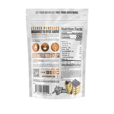Ryse Supplements, Loaded Pancake Blueberry, 11.5 Oz Ryse Supplements